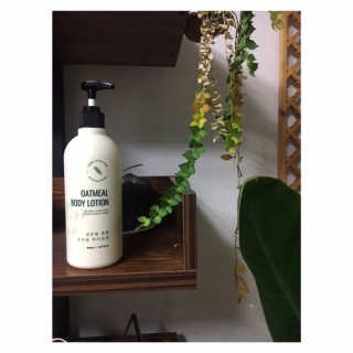 (주)에네스티 내추럴 촉촉  오트밀 바디로션 500ml — 5점을 준 리뷰어가 2019년 8월 올린 사용 사진