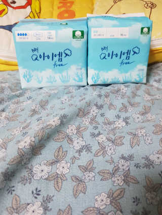 보타메디 마이아이엠 생리대 — 4점을 준 리뷰어가 2019년 1월 올린 사용 사진