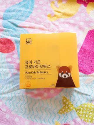 네츄럴굿띵스 퓨어 키즈 프로바이오틱스 60포 — 5점을 준 리뷰어가 2018년 2월 올린 사용 사진