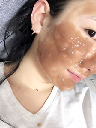 23years old 카카오 에너지 모델링 마스크 — 4점을 준 리뷰어가 2017년 2월 올린 사용 사진