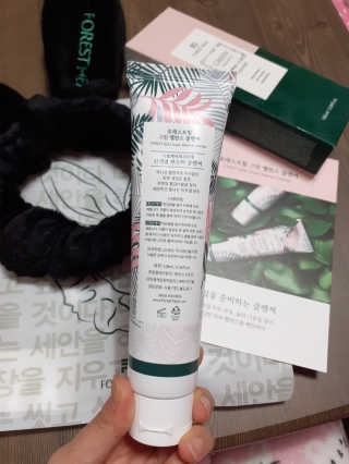포레스트힐 그린 밸런스 클렌져 100ml + 토끼 헤어밴드 — 5점을 준 리뷰어가 2020년 2월 올린 사용 사진
