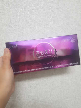 [감량공식] 다이어트 건강기능식품 — 4점을 준 리뷰어가 2019년 12월 올린 사용 사진