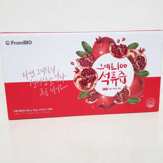 프롬바이오 오직 석류만 [그대로100 석류즙] 하루 1포로 건강하게 — 4점을 준 리뷰어가 2019년 9월 올린 사용 사진