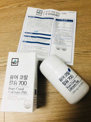 네츄럴굿띵스 퓨어 코랄 칼슘 700 30일분 — 5점을 준 리뷰어가 2018년 10월 올린 사용 사진