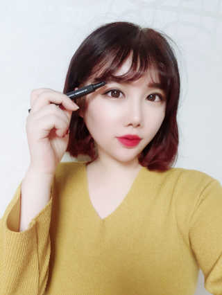 뷰티핏 아이브로우 듀얼 볼륨 틴트 — 5점을 준 리뷰어가 2018년 11월 올린 사용 사진