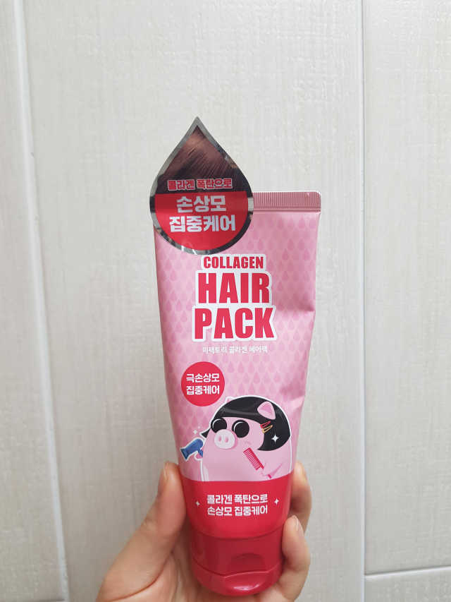 미팩토리 콜라겐 헤어팩 150ml 리뷰 사진