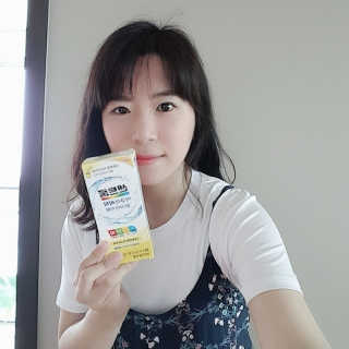 센트룸 아쿠아비타 레몬향, 딸기향 — 5점을 준 리뷰어가 2019년 6월 올린 사용 사진