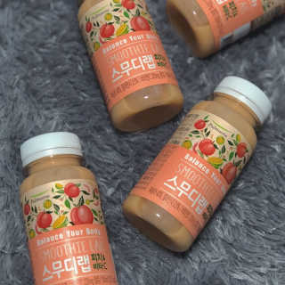 풀무원 스무디랩 피치&비타 — 4.67점을 준 리뷰어가 2017년 11월 올린 사용 사진
