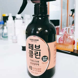 더블유드레스룸 페브클린 500ml — 5점을 준 리뷰어가 2018년 8월 올린 사용 사진