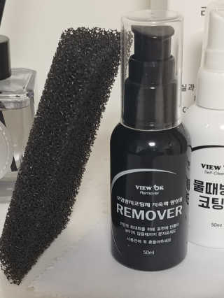 뷰오케이 욕실 화장실 셀프 물때제거 코팅제,리무버 50ml — 5점을 준 리뷰어가 2019년 5월 올린 사용 사진