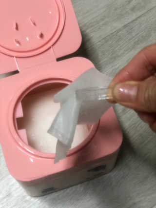 메이베나 1일 1팩 뽑아쓰는 마스크팩 — 3.5점을 준 리뷰어가 2019년 2월 올린 사용 사진