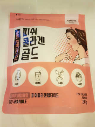조이뉴트라 피쉬콜라겐골드 — 5점을 준 리뷰어가 2018년 9월 올린 사용 사진