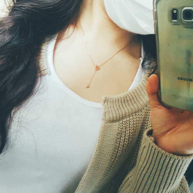 폭스타일 레이나트라이앵글목걸이(RG) 리뷰 사진