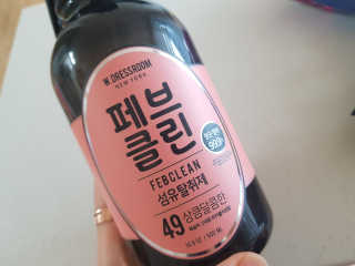 더블유드레스룸 페브클린 500ml — 5점을 준 리뷰어가 2018년 8월 올린 사용 사진