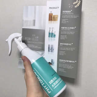 화목한가정 순수니아 피톤치드 스프레이 300ml — 3.5점을 준 리뷰어가 2019년 3월 올린 사용 사진