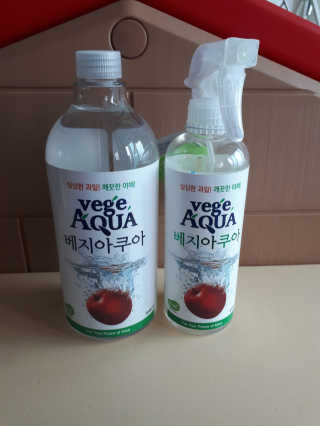 베지아쿠아 475ml + 리필 1000ml 1Set — 4점을 준 리뷰어가 2019년 7월 올린 사용 사진