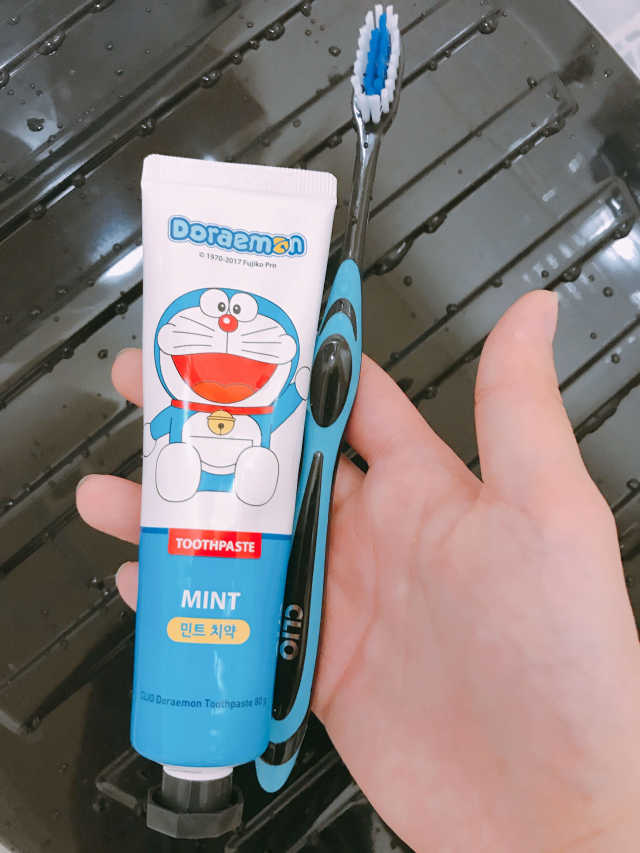 도라에몽 성인용치약 리뷰 사진