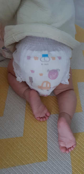 보솜이 액션핏 팬티형 — 5점을 준 리뷰어가 2019년 4월 올린 사용 사진