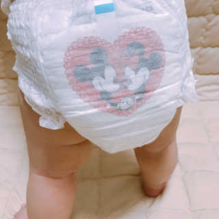 보솜이 베이비케어 팬티형 기저귀 — 4.5점을 준 리뷰어가 2019년 3월 올린 사용 사진