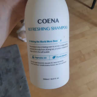 코에나샴푸 500ml — 5점을 준 리뷰어가 2019년 8월 올린 사용 사진