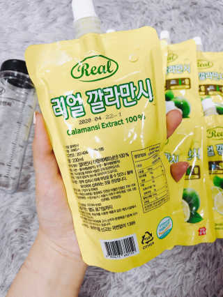 장수농가 리얼깔라만시 — 4.67점을 준 리뷰어가 2018년 6월 올린 사용 사진