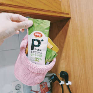하림 P+ 닭가슴살 프로틴 쉐이크 — 5점을 준 리뷰어가 2019년 6월 올린 사용 사진