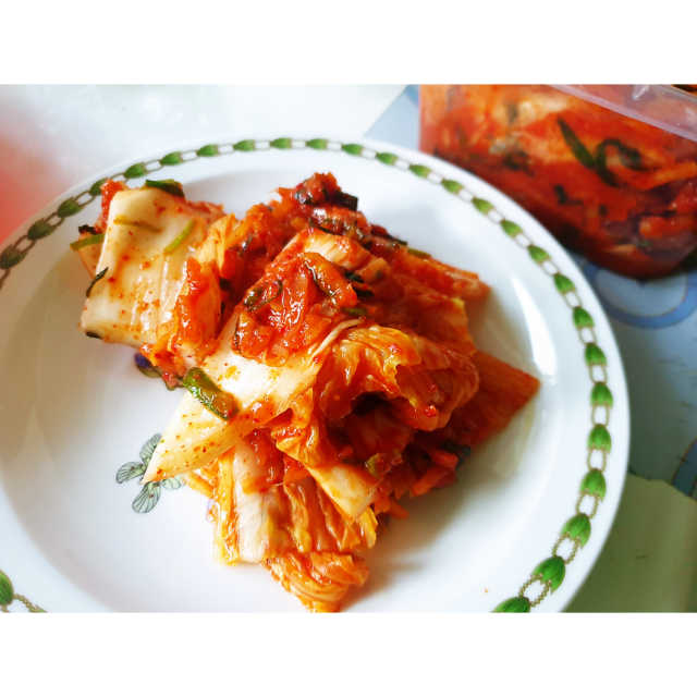 풀무원 톡톡 김치 리뷰 사진