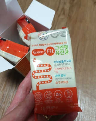 닥터피플 그린핏유산균 - 정상적인 면역기능과 장건강을 동시에 — 3점을 준 리뷰어가 2019년 10월 올린 사용 사진