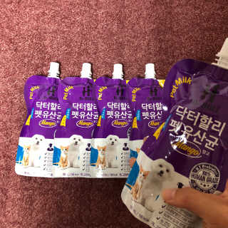 닥터할리펫밀크 8종 — 4.67점을 준 리뷰어가 2018년 10월 올린 사용 사진