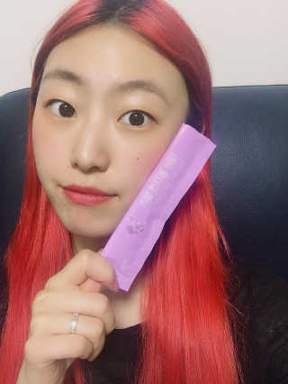 네츄럴굿띵스 태반 콜라겐 젤리 15포 — 4점을 준 리뷰어가 2019년 3월 올린 사용 사진