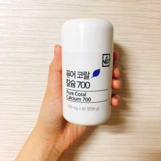 네츄럴굿띵스 퓨어 코랄 칼슘 700 30일분 — 5점을 준 리뷰어가 2018년 11월 올린 사용 사진