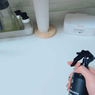 PEACE MOMENT 피스모먼트 인세컨즈포키친 320mL 천연살균소독제 — 4점을 준 리뷰어가 2019년 2월 올린 사용 사진