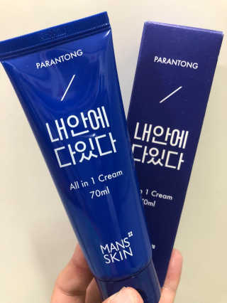 맨즈스킨 파란통 내안에다있다 — 5점을 준 리뷰어가 2017년 11월 올린 사용 사진