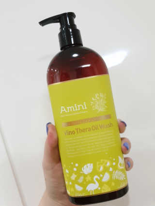 아미니 비노테라 오일워시 400ml 대용량 — 5점을 준 리뷰어가 2019년 7월 올린 사용 사진