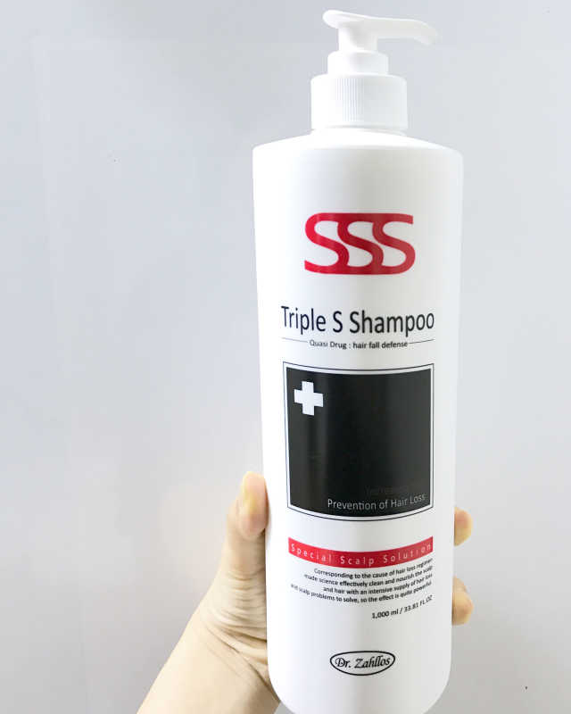 트리플에스 탈모 샴푸 1000ml 리뷰 사진