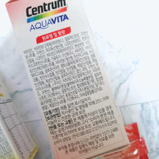 센트룸 아쿠아비타 레몬향, 딸기향 — 3점을 준 리뷰어가 2019년 8월 올린 사용 사진