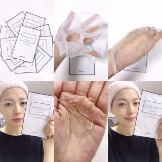 웰더마 사파이어 콜라겐 임팩트 에센셜 마스크 — 5점을 준 리뷰어가 2019년 4월 올린 사용 사진