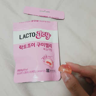 락토조이 구미젤리 복숭아맛 — 5점을 준 리뷰어가 2019년 6월 올린 사용 사진