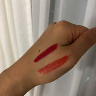 [블랙루즈] 에어 핏 촉촉틴트 + 크리미 벨벳 립크레용 — 3점을 준 리뷰어가 2018년 7월 올린 사용 사진