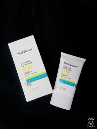 리얼베리어 익스트림 모이스처 선크림 SPF50+ PA++++ — 4점을 준 리뷰어가 2019년 4월 올린 사용 사진