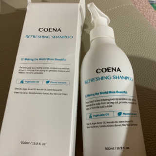 코에나샴푸 500ml — 1점을 준 리뷰어가 2019년 8월 올린 사용 사진