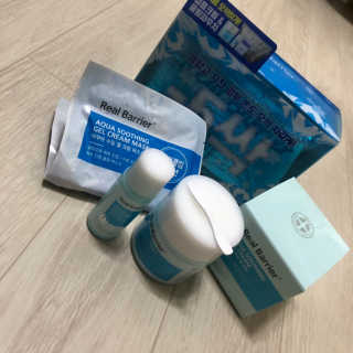 리얼베리어 아쿠아 수딩 젤 크림 대용량 기획세트 — 5점을 준 리뷰어가 2019년 6월 올린 사용 사진