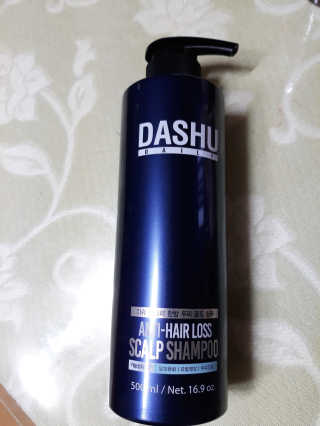 다슈코리아 다슈 데일리 한방 두피 골드 샴푸 500ml — 3점을 준 리뷰어가 2019년 3월 올린 사용 사진