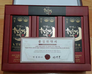 메이준뉴트리 박경호의 홍삼활력스틱 10ml x 30포 — 5점을 준 리뷰어가 2020년 2월 올린 사용 사진