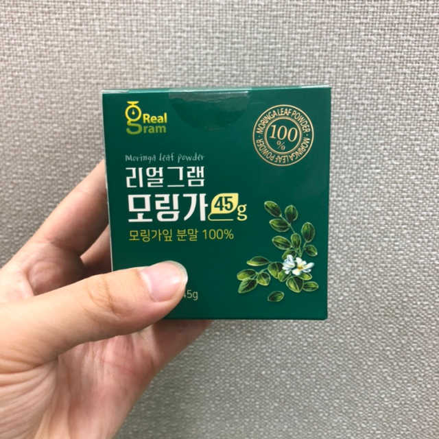 [리얼그램] 리얼그램 모링가45g 리뷰 사진