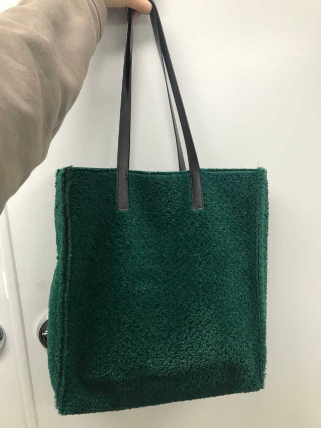 켄타우로스 양면 퍼에코백 리뷰 사진