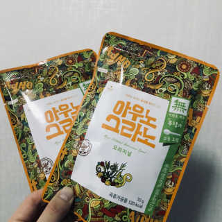 아우노그라노 오리지날, 진짜 베리, 진짜 카카오 — 4.33점을 준 리뷰어가 2018년 1월 올린 사용 사진