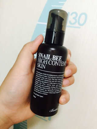 벤튼 스네일비 하이콘텐트 스킨 150ml — 5점을 준 리뷰어가 2017년 4월 올린 사용 사진