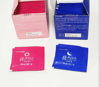 프롬바이오 홍쓰다스 아침,저녁 맞춤형 다이어트식품 14포+14포 — 5점을 준 리뷰어가 2019년 7월 올린 사용 사진