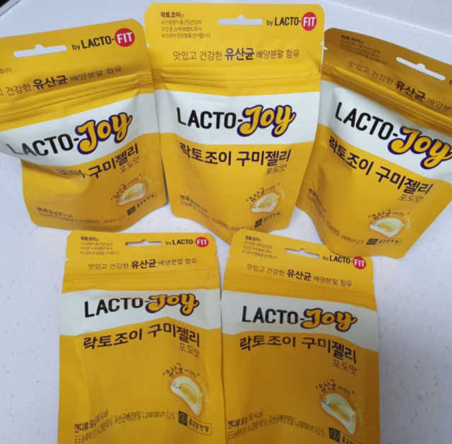락토조이 구미젤리 포도맛 리뷰 사진